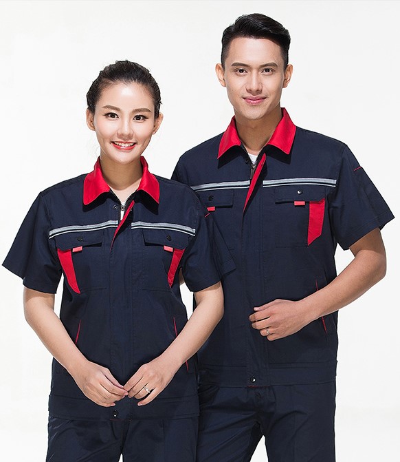 工廠車(chē)間工作服夏季耐磨透氣款鄭州